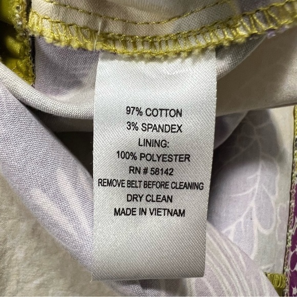 London Times Floral Faux Wrap Sleeveless Dress - Picture 6 of 9